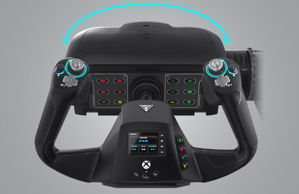 180 degree yoke handle range of motion