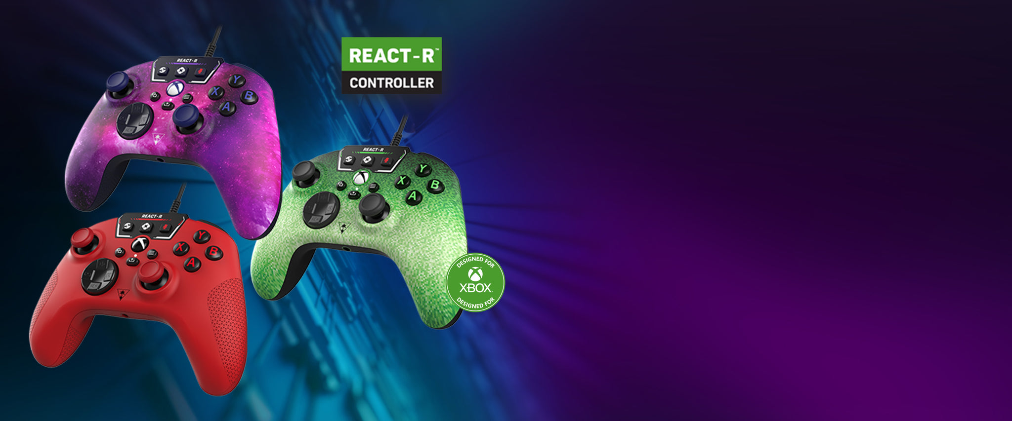 Three New Colors of the REACT-R Controllers are Available NOW!