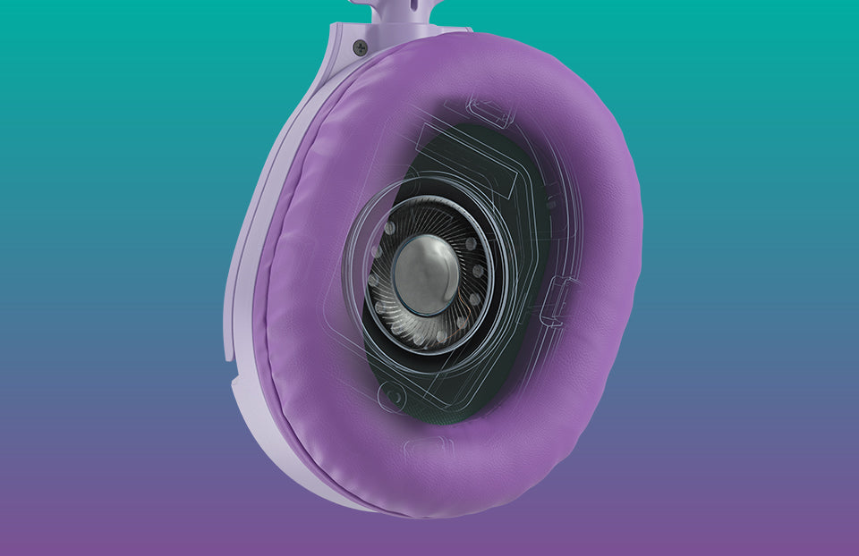 Superior 40mm over-ear speakers deliver amazing game sound so you hear every crisp high and thundering low.