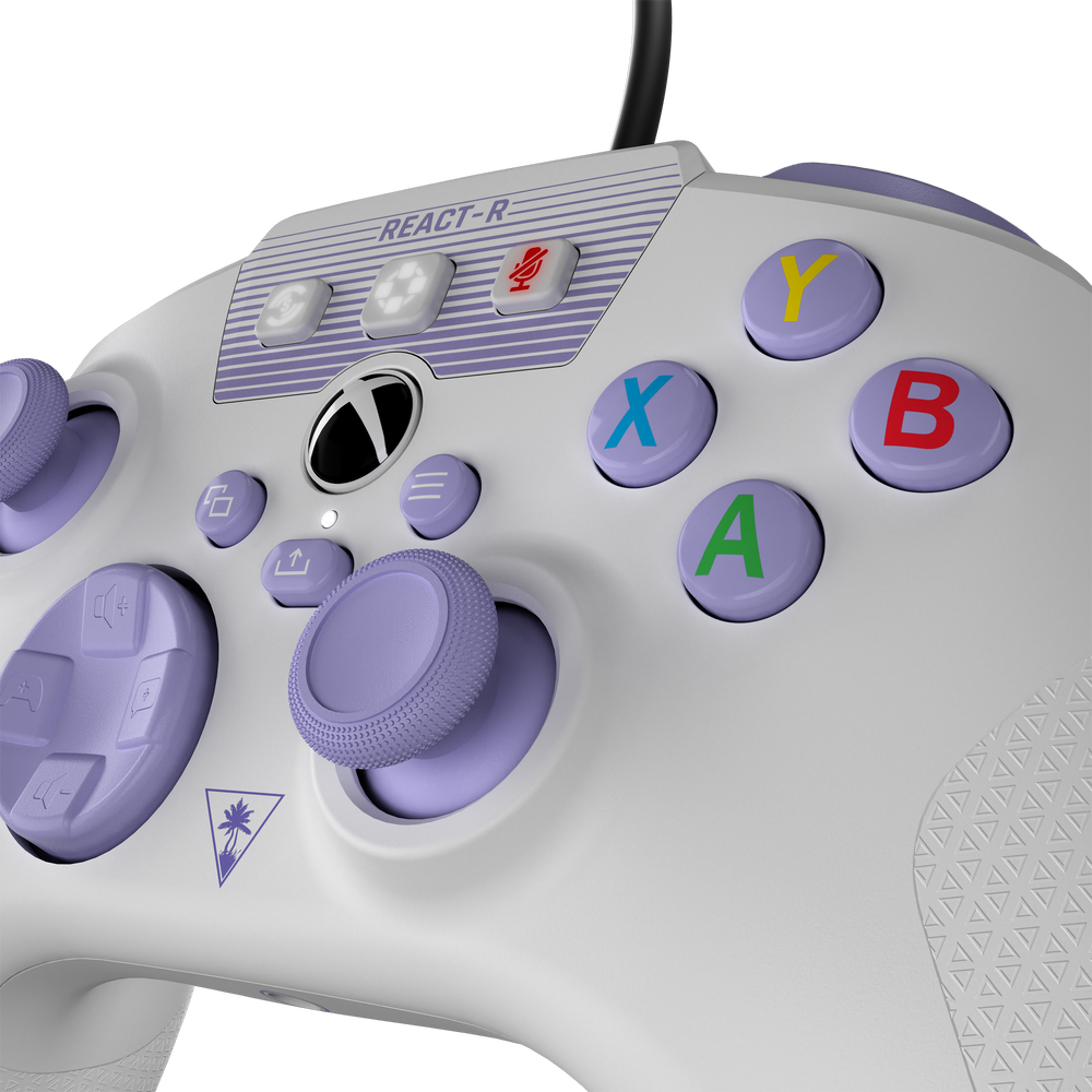 REACT-R™ Controller – Wired, White/Purple