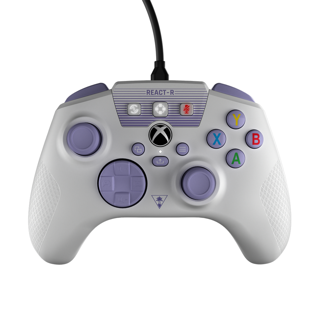 White & Purple React-R Gaming Controller | Turtle Beach – [LEGACY ...