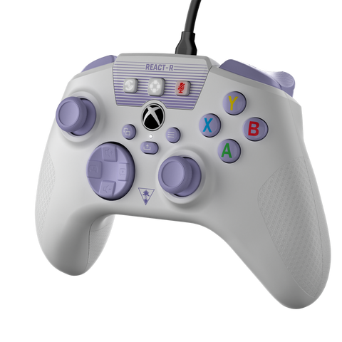 REACT-R™ Controller – Wired, White/Purple