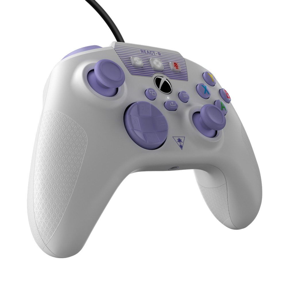 REACT-R™ Controller – Wired, White/Purple